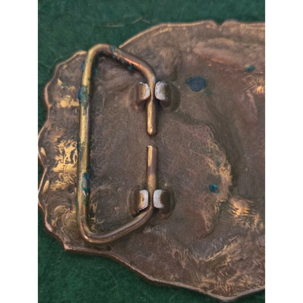 Vintage Brass Belt Buckle 